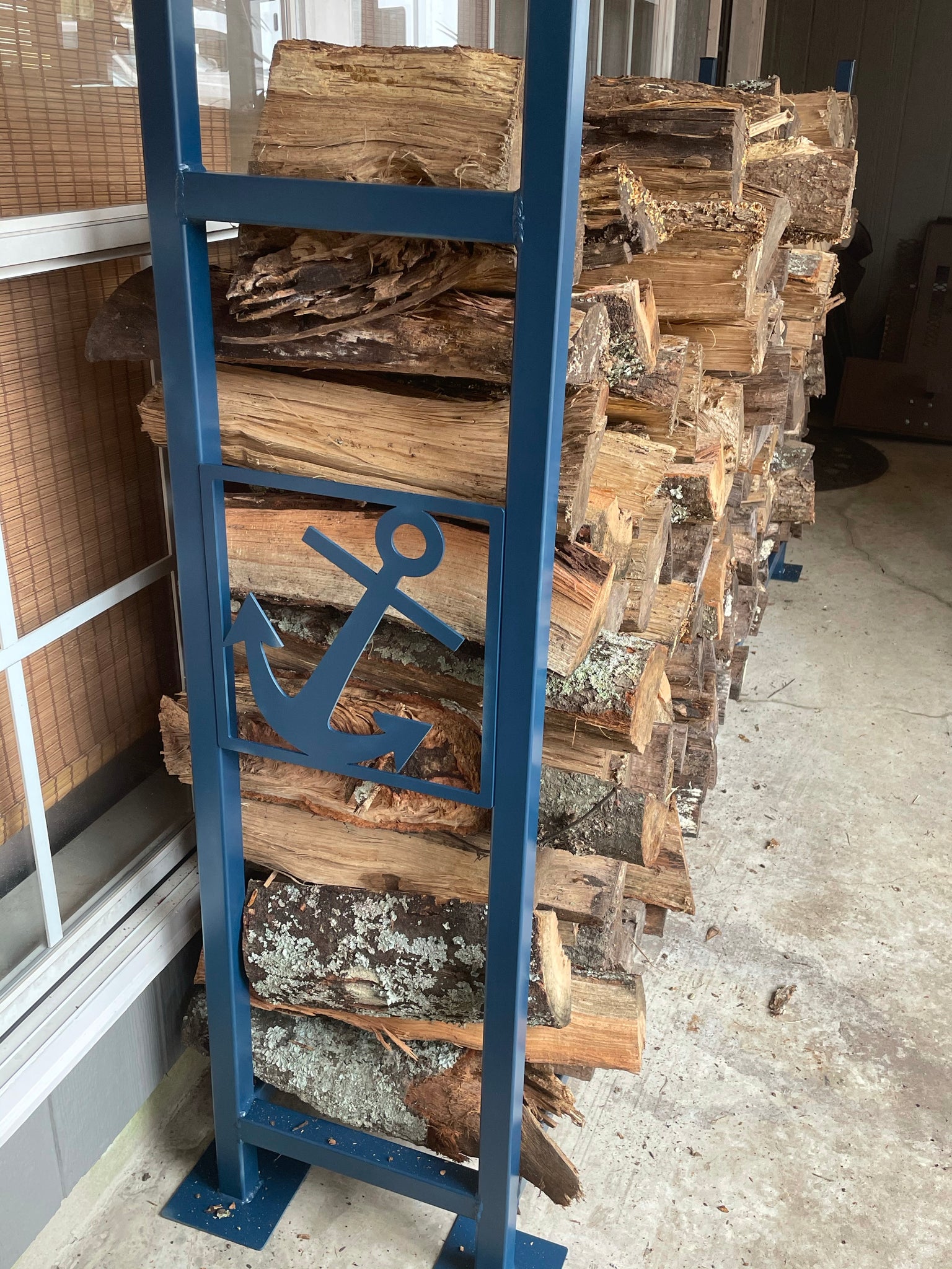 Custom Firewood Rack – Warrior Welding & Custom Fabrication, LLC.